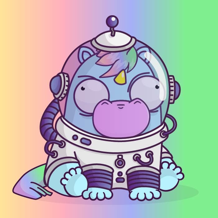 astronaut unicorn